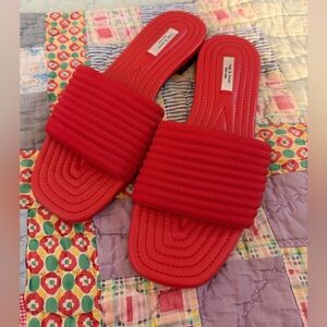 Rag & Bone Ellis Slide Sandal in Red:Size 36.5 (US: 6/6.5)